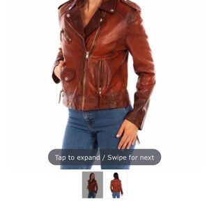 Scully Rich Brown Leather Jacket for Women